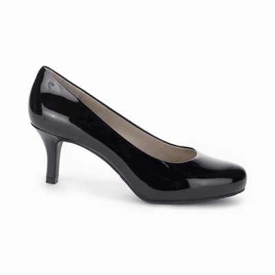 Rockport Seven to 7 Low Pump Heels Damen Schwarz QWR-596713